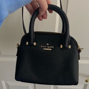 Mini Kate Spade Crossbody, Black